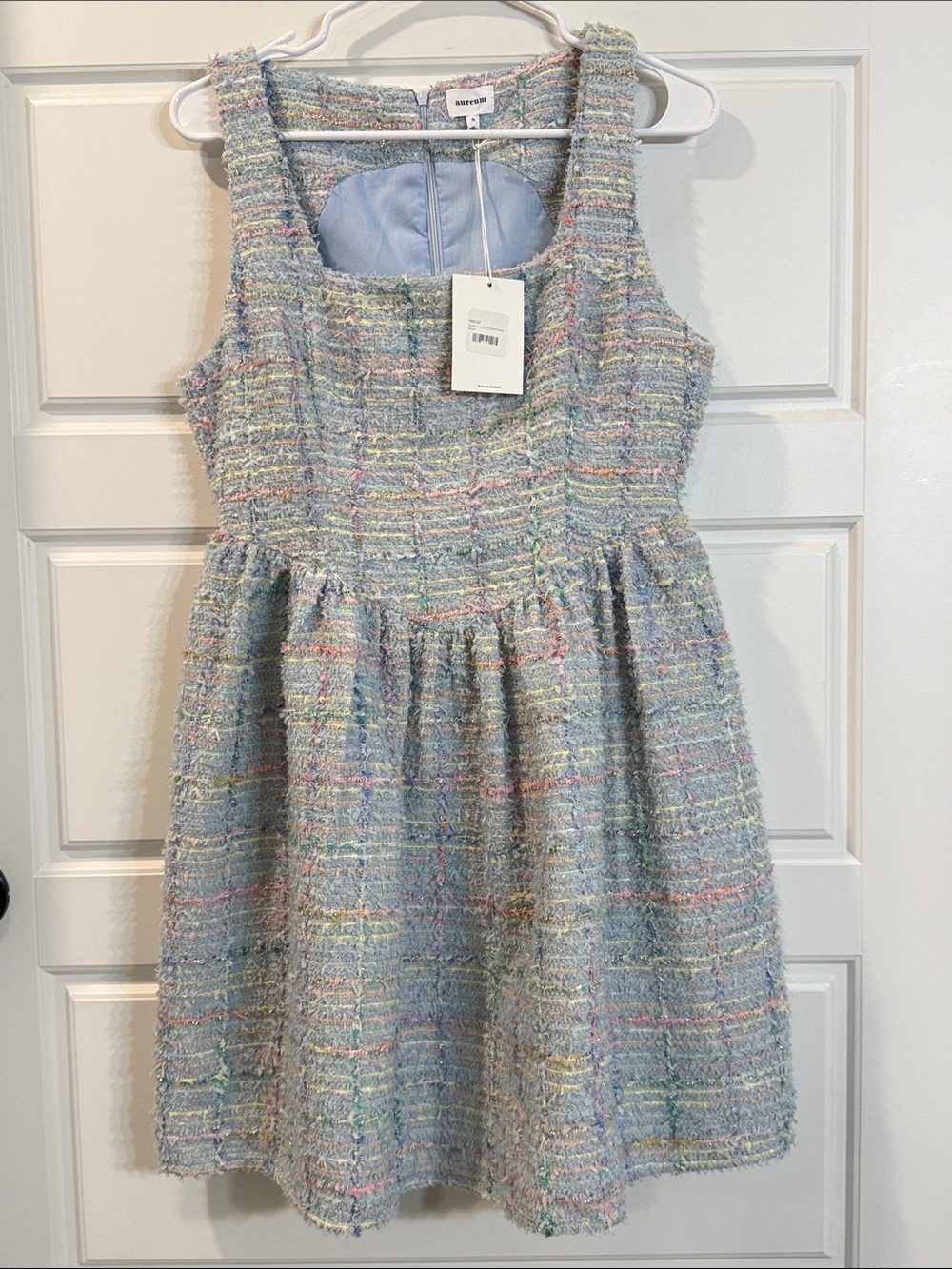 Aureum Grey Tweed Basque Waist
Colorful Dress Small NWT - Picture 5 of 9